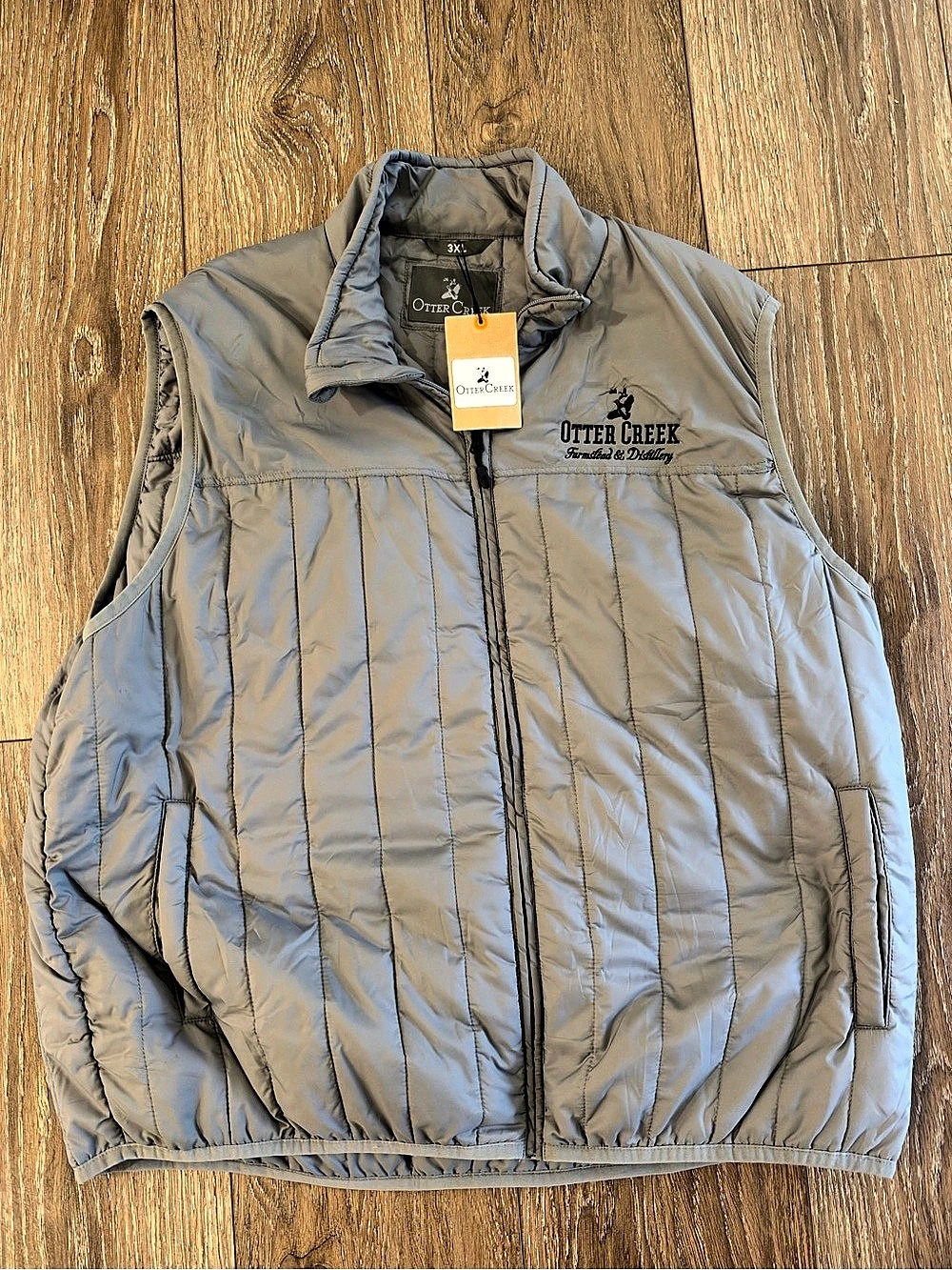 Otter Creek Quilted Vest in Gray Size 3XL NWT